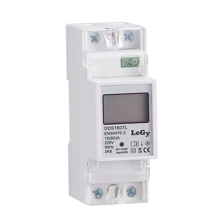 RS485 1-faset DIN-skinne Smart energimåler